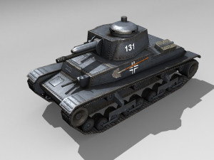 tank pz-35 3D Модель