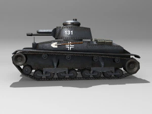 tank pz-35 3D Model