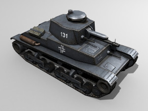 tank pz-35 3D 모델