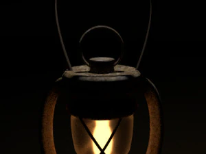 lanterna &aacute;rabe Modelo 3D