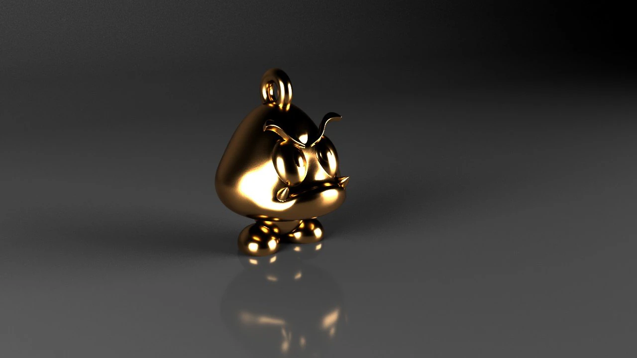 fungus pendant 3D Print Model .c4d .max .obj .3ds .fbx .stl .blend 