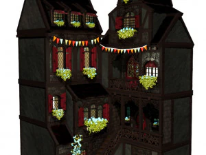 fantezi evleri 3D Model