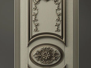 klassieke deur 3D Model