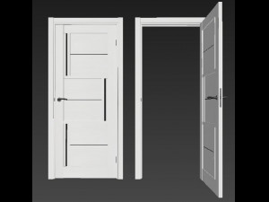 interior door 01 Model 3D