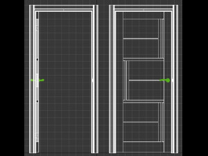 interior door 01 Model 3D