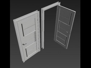 interior door 01 Model 3D