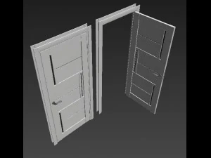 interior door 01 3D Model