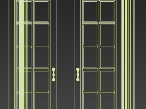 interior classic door002 3D 模型