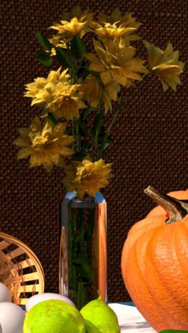 yellow flowers in a vase 3D Model .c4d .max .obj .3ds .fbx .stl .blend 