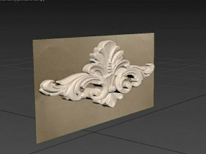 wood carving 3D 모델