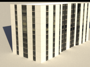 16 game ready low-poly buildings 3D Модель