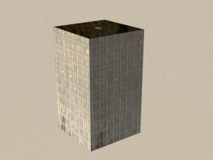 16 game ready low-poly buildings 3D Модель