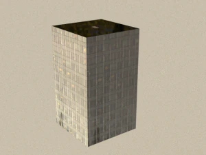 16 game ready low-poly buildings 3D Model