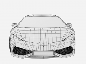 Lambo rghini huracan 3D-Modell