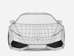 Lambo rghini huracan 3D Model