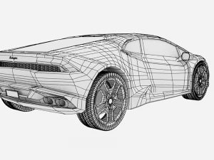 Lambo rghini huracan 3D Model