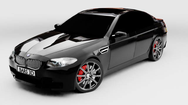 M5 3D Модель .c4d .max .obj .3ds .fbx .stl .blend