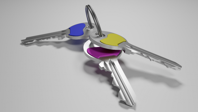 keys 3D Model .c4d .max .obj .3ds .fbx .stl .blend 