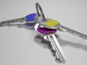 keys 3D Model