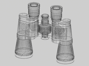binoculars 3D 模型