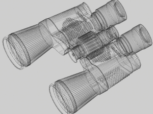 binoculars 3D 模型