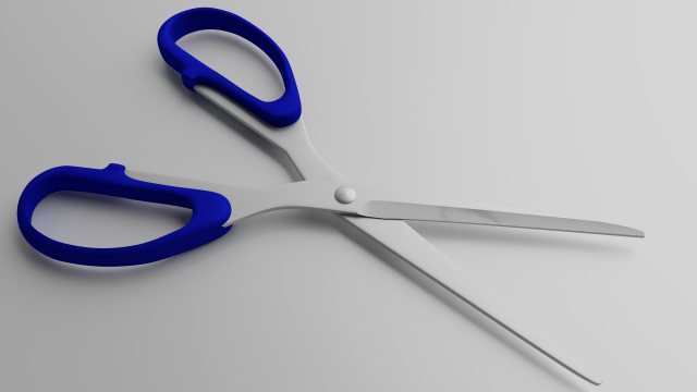 scissors Model 3D .c4d .max .obj .3ds .fbx .stl .blend 