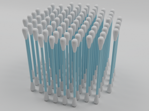 cotton swabs Model 3D