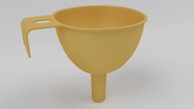 funnel 3D Modell .c4d .max .obj .3ds .fbx .stl .blend 