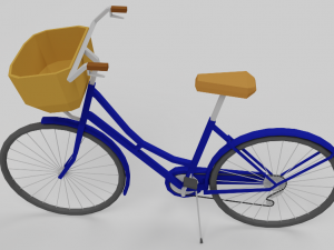 bicycle low poly Modelo 3D