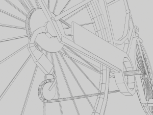 bicycle low poly Modelo 3D