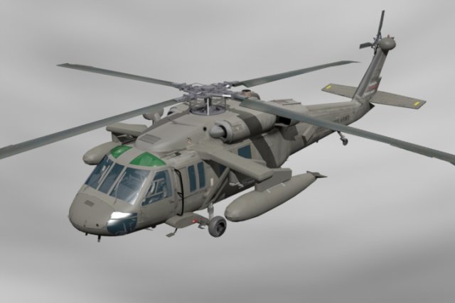 helicopter 3D 模型 .c4d .max .obj .3ds .fbx .stl .blend 