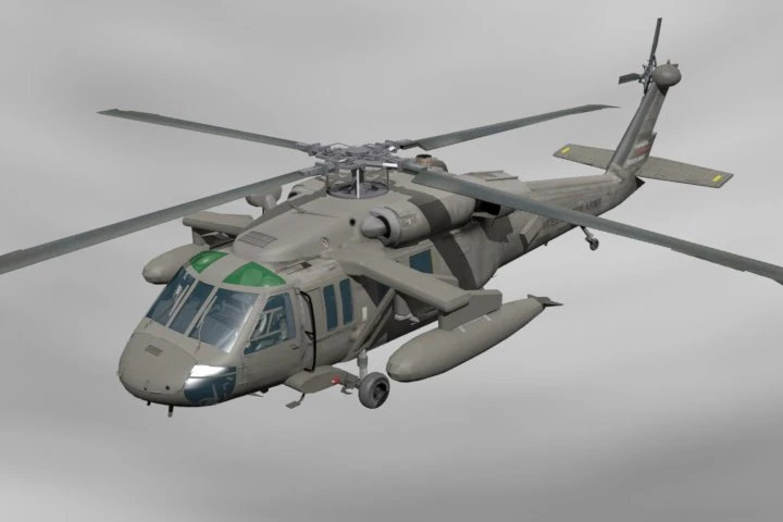 helicopter 3D Model .c4d .max .obj .3ds .fbx .stl .blend 