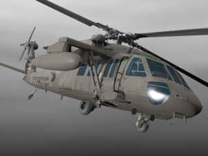helicopter 3D 模型