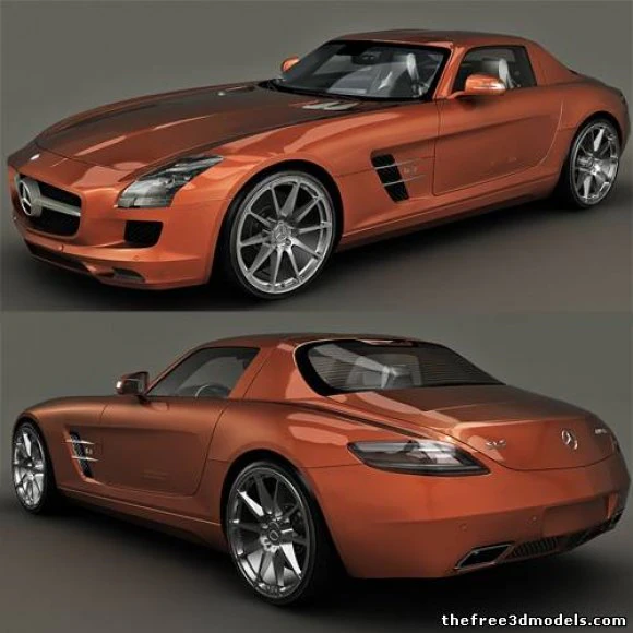 mercedes-benz 3D Model .c4d .max .obj .3ds .fbx .stl .blend 