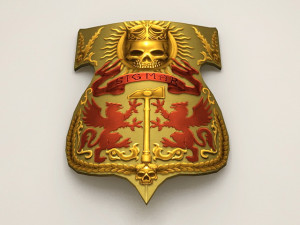 medieval armor shield Model 3D