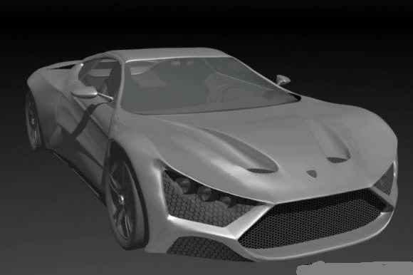 zenvo st1 3D Model .c4d .max .obj .3ds .fbx .stl .blend 