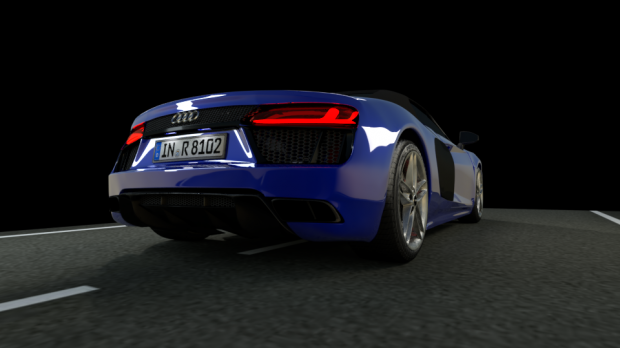 r8 spyder 2017 version 3D Model .c4d .max .obj .3ds .fbx .stl .blend 
