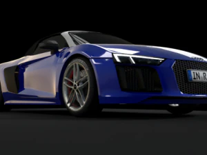 r8 spyder 2017 version 3D Model