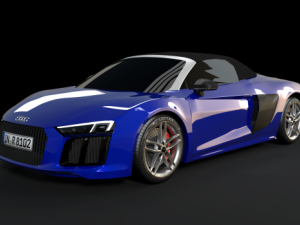r8 spyder 2017 version 3D Model