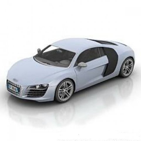 audi r8 3D 模型 .c4d .max .obj .3ds .fbx .stl .blend 