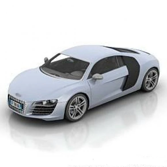 audi r8 3D Model .c4d .max .obj .3ds .fbx .stl .blend 