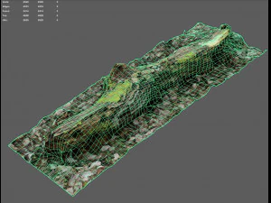 लकड़ी का लट्ठा 3D मॉडल