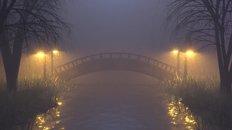 foggy nature 3D Model .c4d .max .obj .3ds .fbx .stl .blend 