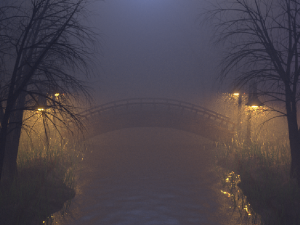 foggy nature Modello 3D