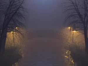 foggy nature 3D Model