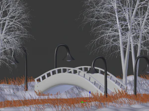 foggy nature 3D Model