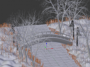 foggy nature Modello 3D