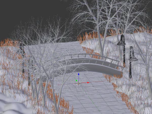 foggy nature 3D Model