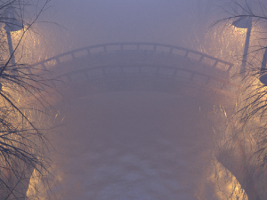 foggy nature Modello 3D