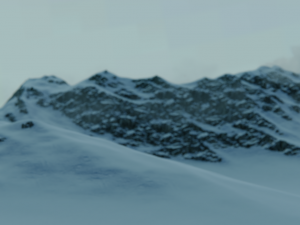 frosty mountains Modèle 3D